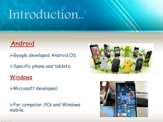 android vs windows phone ppt